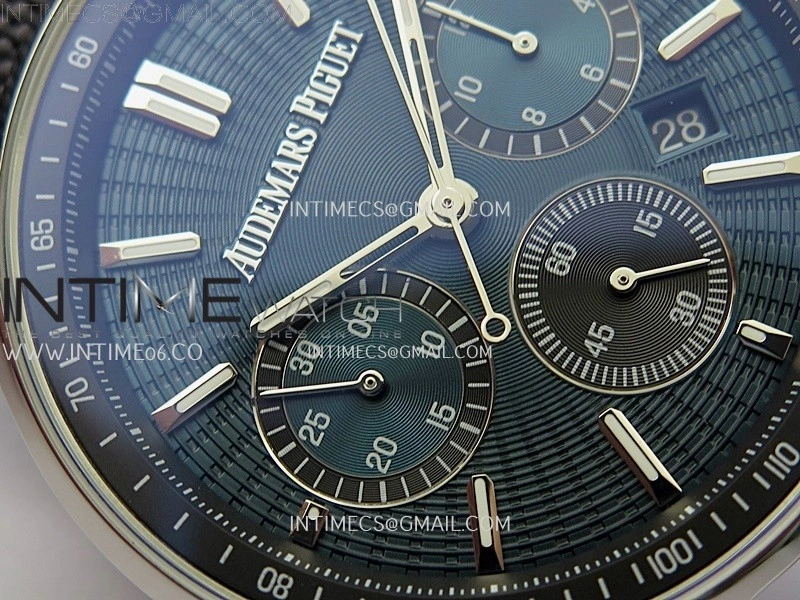 Code 11.59 Chrono 26393 SS OMF Best Edition Blue Dial on Blue Nylon Strap A4401